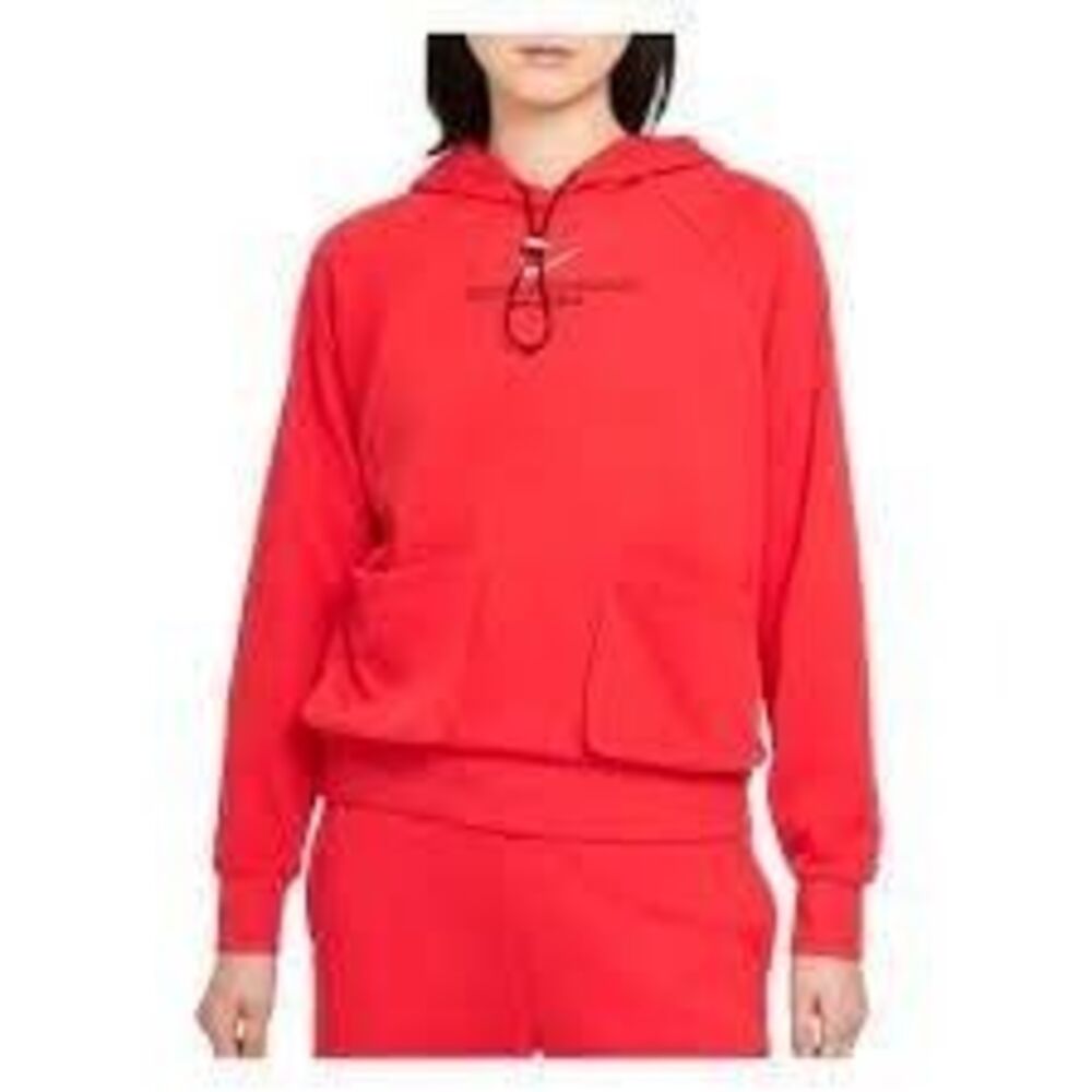 Nike Womens Sportswear Swoosh Hooded Sweatshirt Size Medium